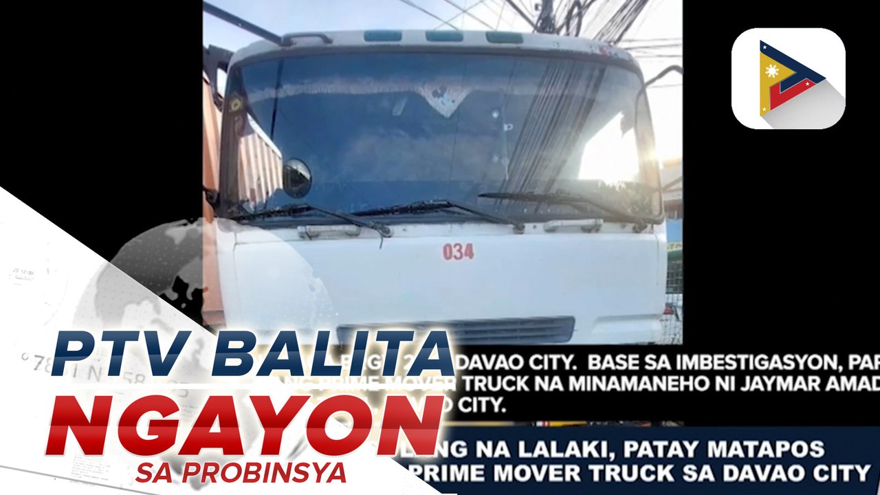 24 taong gulang na lalaki, patay matapos masagasaan ng prime mover truck sa Davao City  SPMC, wala pang naitatalang kaso ng mpox