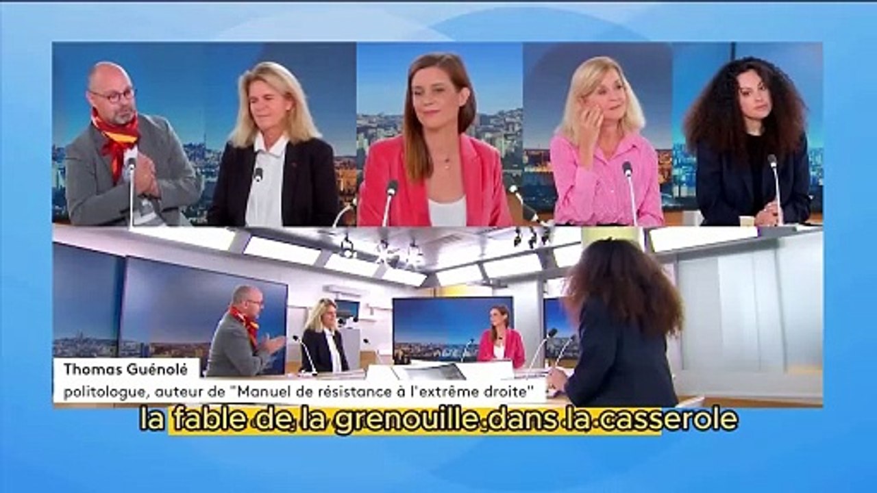Le politologue d'extrême gauche, Thomas Guénolé affirme tranquillement sur France Info qu'il faut interdire le Rassemblement National et ses 11 millions d'électeurs car "ce parti incite à la discrimination et à la haine"