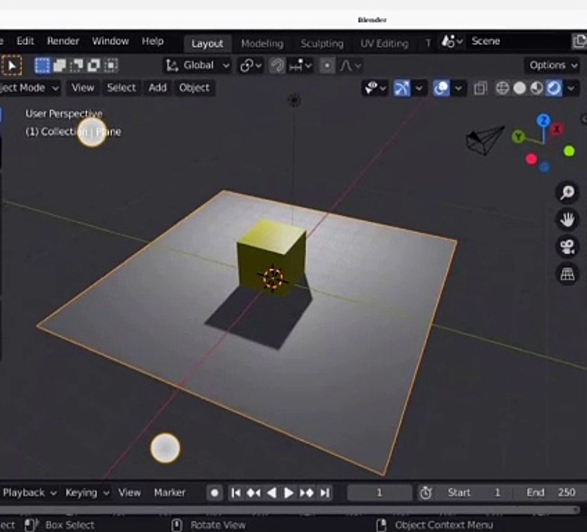 ⁣Blender 3d Animation - Lighting, Physics