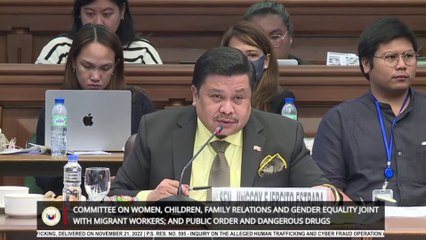 Sen. Estrada, tinanong kung may business partnership sina Mayor Calugay at Guo Hua Ping | GMA Integrated News