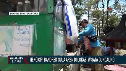 Mencicipi Bandrek Gula Aren di Lokasi Wisata Gundaling