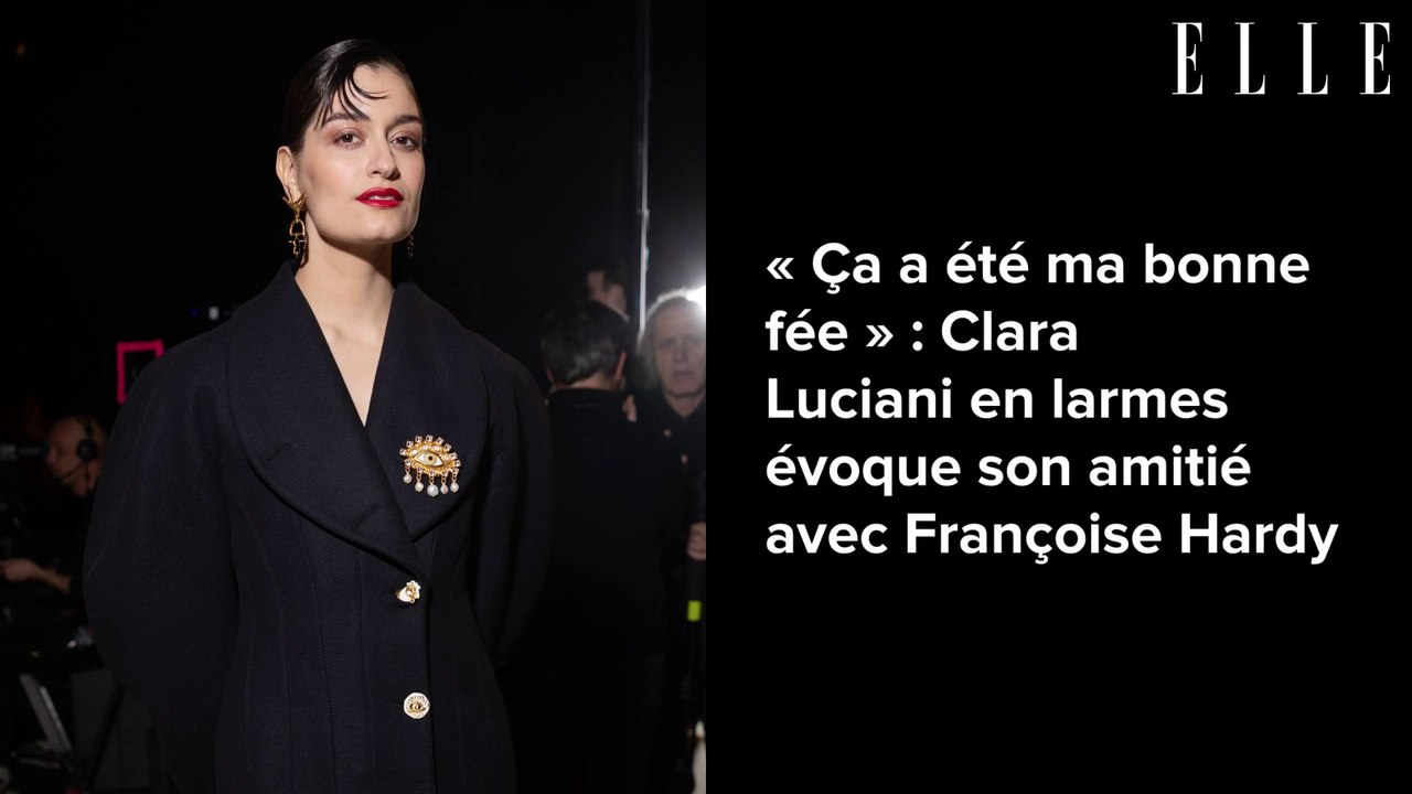 « Ça a été ma bonne fée » : Clara Luciani en larmes évoque son amitié avec Françoise Hardy