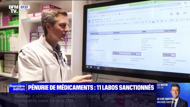Pénurie de médicaments: 11 laboratoires qui ne respectent pas les stocks sanctionnés par l'Agence du médicament