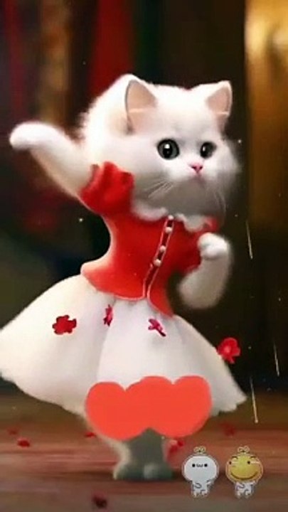 Cat dance video