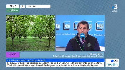 Fabien Joffre, le président d'InterNoix propose un plan d'urgence pour la filière en difficulté