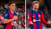 Barcelona: Gavi y Frankie de Jong ilusionan a la afición con su regreso, en entrenamiento 1 vs. 1