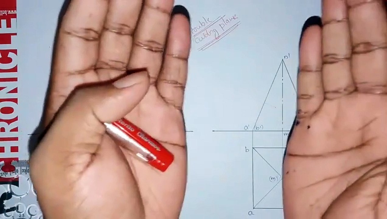 Engineering Graphics Class Module 2 _ IIT Bombay Professor _Semester 1 and 2 _ Episode 9 |17. Q.No. 16 (WORKBOOK)