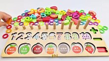 Learn Numbers & Fruits, Learning Activity Puzzle ｜ Toddler Learning Video
