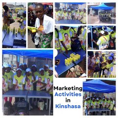 Marketing activities in Kinshasa