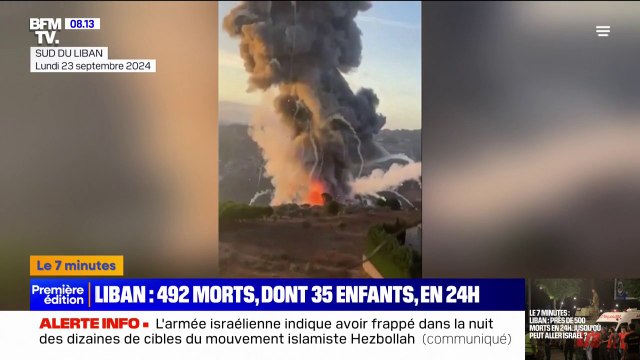 7 MINUTES POUR COMPRENDRE - Près de 500 morts et 2.000 blessés au Liban en 24h: jusqu'où Israël peut-il aller?