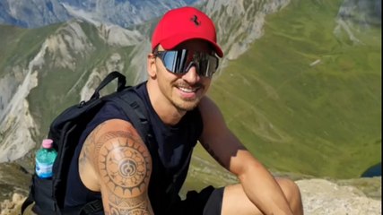 Ibra instancabile: guarda la sua scalata in montagna