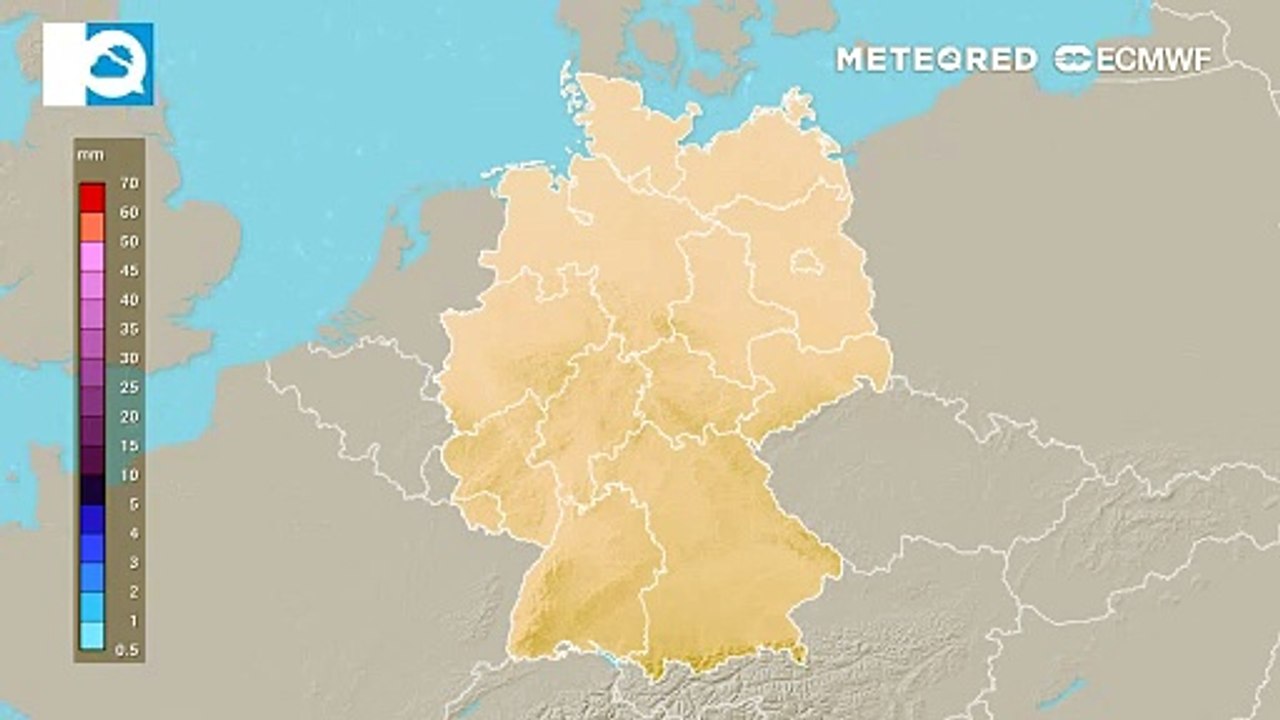 In den kommenden tagen wird recht viel regen erwartet. am donnerstag drohen gewitter mit starkregen.
