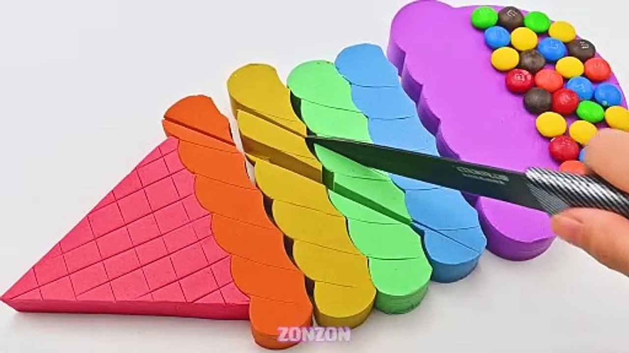 Bath Song ｜ Play with Rainbow Ice Cream kinetic sand ｜ Nursery Rhymes & Kids Songs