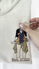 Custom Embroidered Hoodie- Perfect Fathers Day Gift