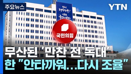 독대 요청 공개 파문..."불신 때문", "흠집내기 아냐" / YTN