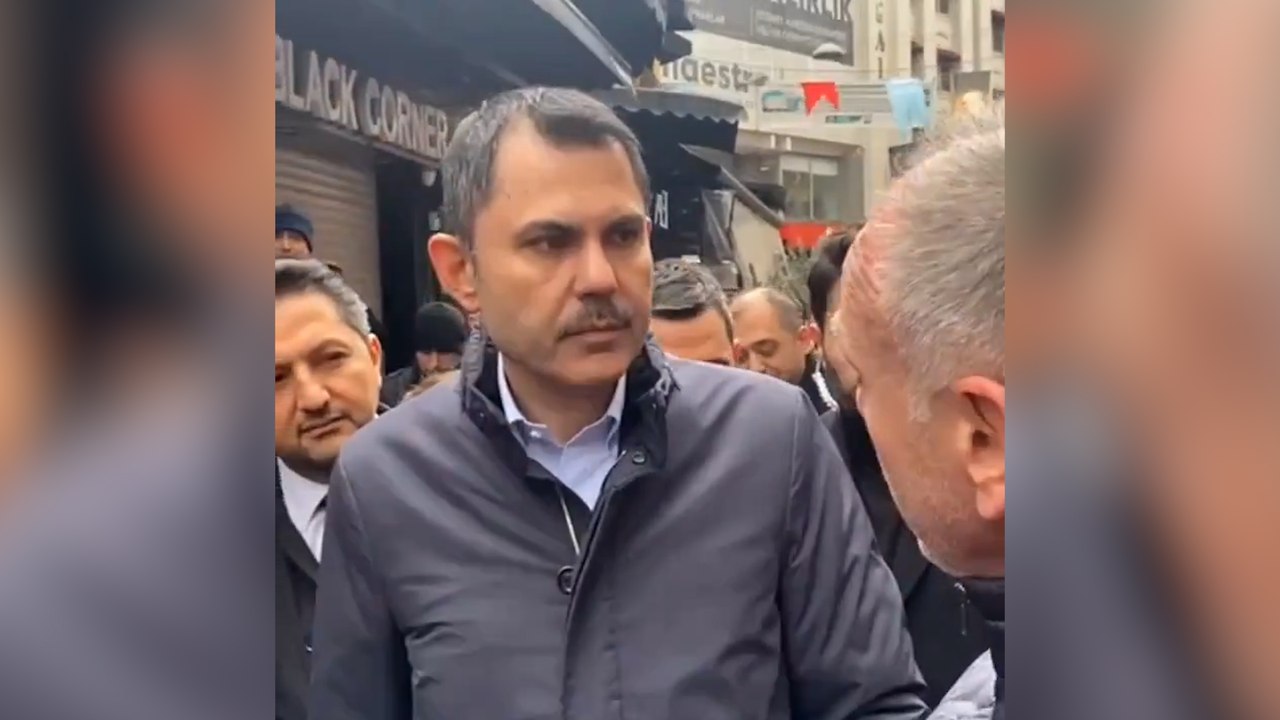 Murat Kurum'a depremzededen soğuk duş