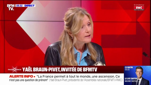 Plainte du ministère de l'Intérieur contre Raphaël Arnault (LFI): Le député n'est pas au-dessus des lois , rappelle Yaël Braun-Pivet