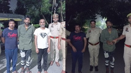 नोएडा में कुख्यात ठक-ठक गिरोह के बदमाशों की पुलिस से मुठभेड़ ,3 गिरफ्तार ,कब्जे से कई सामान बरामद