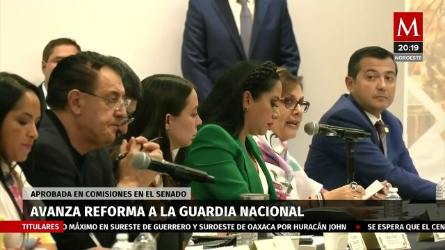Traspaso de Guardia Nacional a la Sedena avanza en comisiones del Senado
