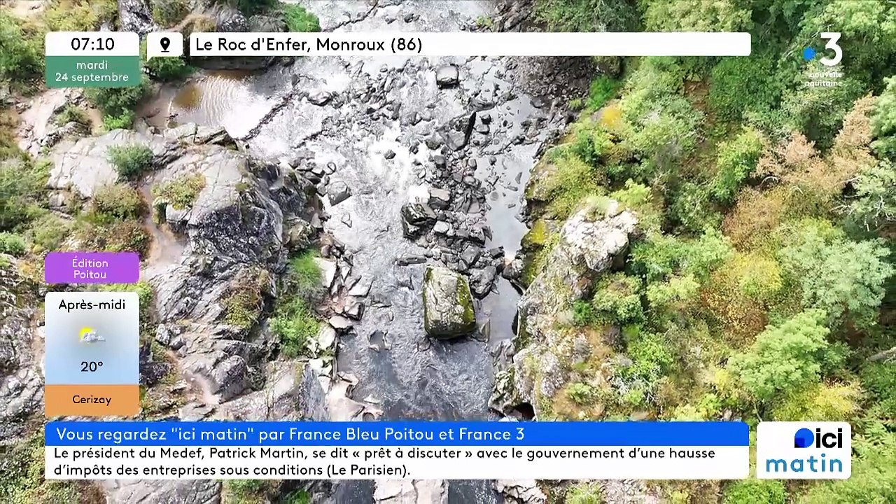 24/09/2024 - Le 6/9 de France Bleu Poitou en vidéo