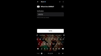 What Are AMMs? Video Code | Blum New Video Code 24 September | Blum Today video code