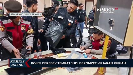 Polisi Gerebek Tempat Judi Beromzet Miliaran Rupiah di Semarang
