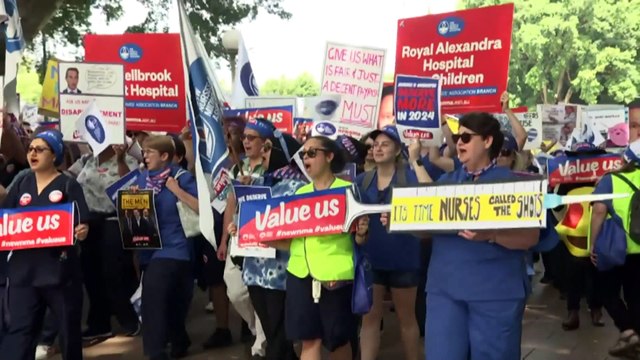 Delays at NSW hospitals expected at nurses, midwives walk off the job
