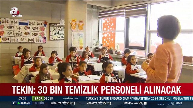 30 bin temizlik personeli alımı 2024 ne zaman, başvurular nereden yapılacak? Okullara temizlik personeli ücreti!