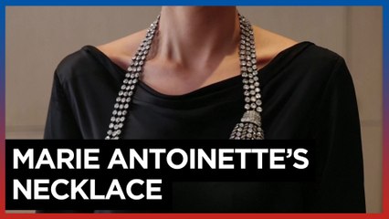 Rare diamond necklace with possible Marie Antoinette link, heads to auction