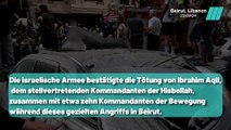 Hisbollah Nummer 2 bei israelischem Angriff getötet