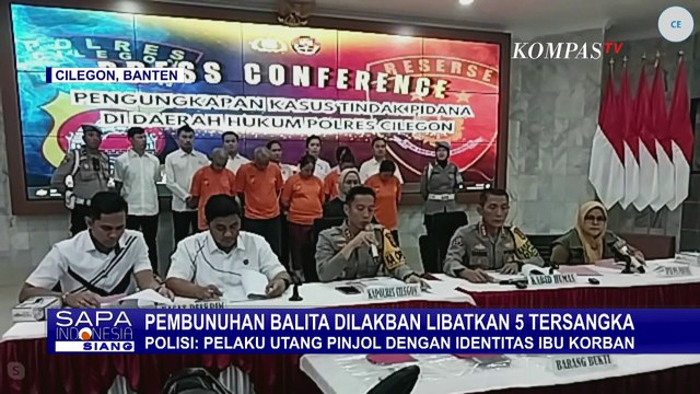 Pembunuhan Anak Balita Dilakban di Banten Libatkan 5 Tersangka