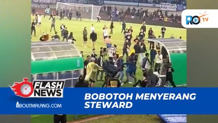 BOBOTOH MENYERANG STEWARD KARENA ADA DUGAAN PELECEHAN SEKSUAL