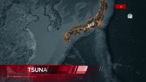 Japonya'da deprem sonrası tsunami meydana geldi