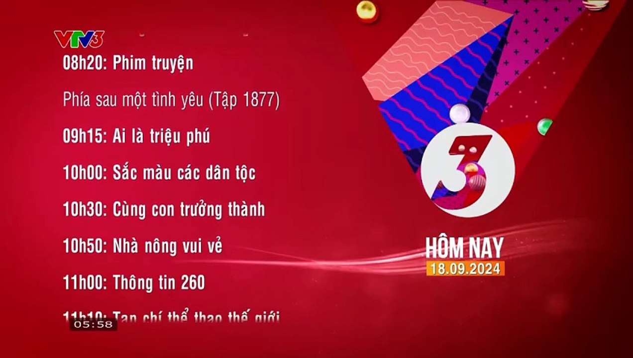 VTV3 | Today program introduction, Sports beat opening | Wednesday, 18 ...