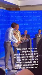 Vídeo mostra agressão após debate com candidatos à Prefeitura de SP