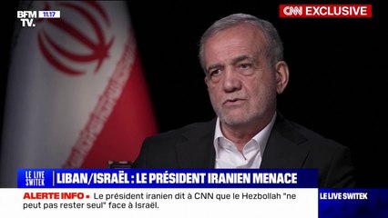 Le président iranien déclare que le Hezbollah "ne peut pas rester seul" face à Israël