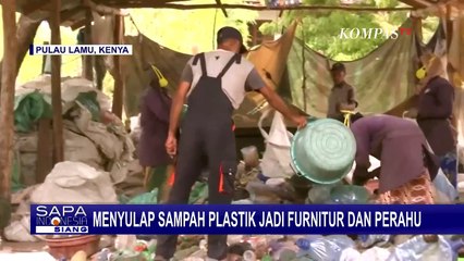 Menyulap Sampah Plastik Jadi Furnitur dan Perahu