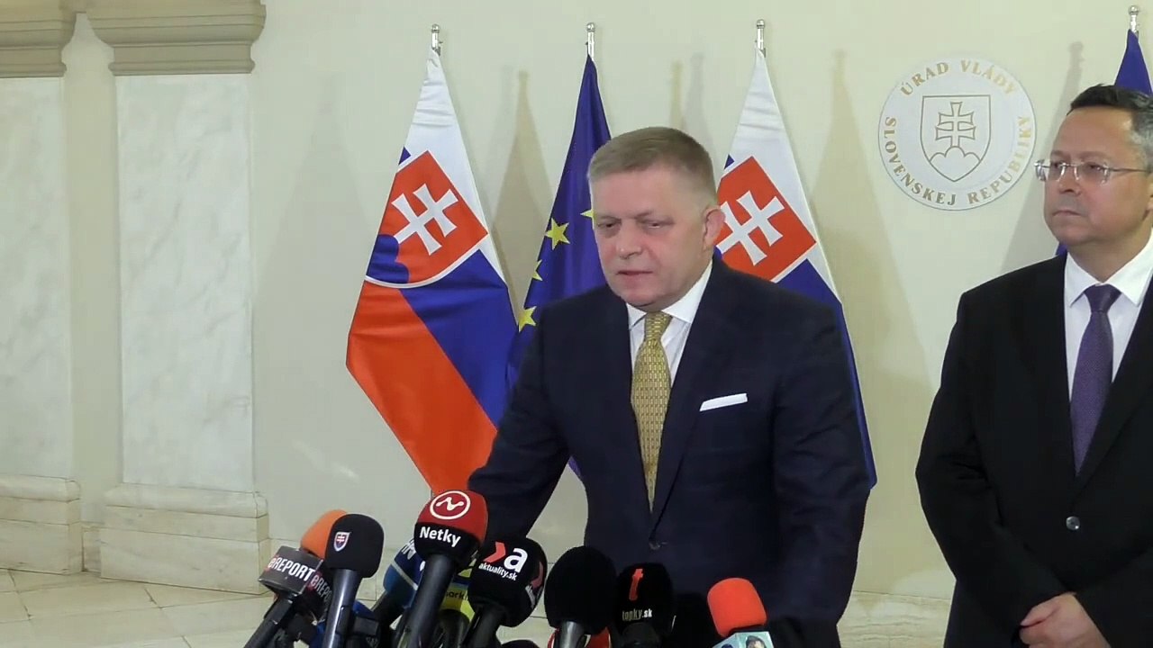 ZÁZNAM: Brífing premiéra SR R. Fica po stretnutí so zástupcami opozície