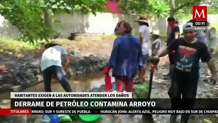 Habitantes de Papantla exigen a Pemex responsabilidad por contaminación