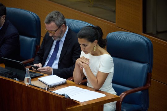 Rocío Monasterio, de Vox, queda retratada por su discurso antimigratorio