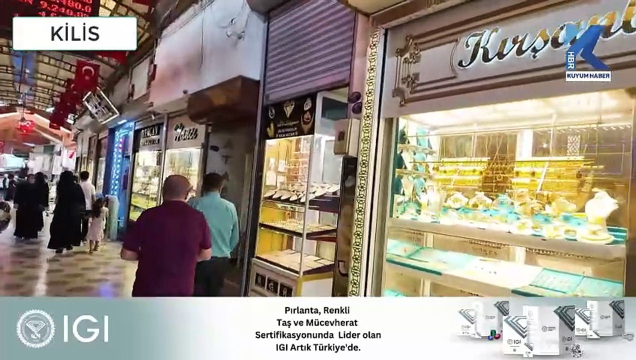 Takısız Düğün Dönemi Başladı. Kilis Kuyumcular Odası Başkanı Zafer Bilik Anlattı