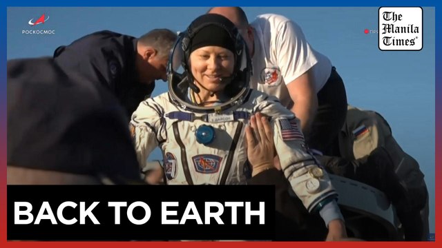 Russian cosmonauts return to Earth after record ISS stay