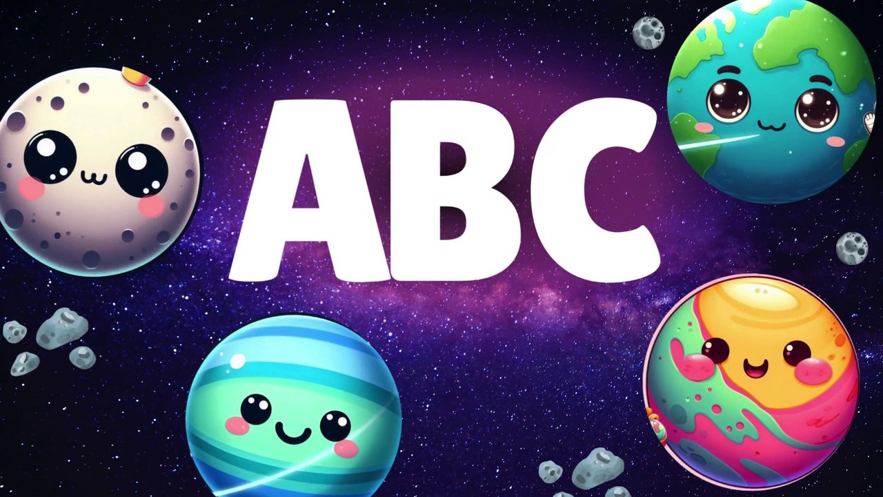 Abc phonics song with planet names 1-3 Years | Learn ABC Phonics | A to ...