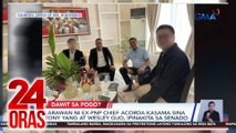 Larawan ni ex-PNP chief Acorda kasama sina Tony Yang at Wesley Guo, ipinakita sa Senado | 24 Oras