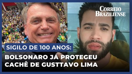 Bolsonaro já colocou cachês de Gusttavo Lima sob sigilo