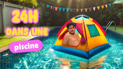 24h dans une piscine (moustiques, pluie, félin, apné, help)