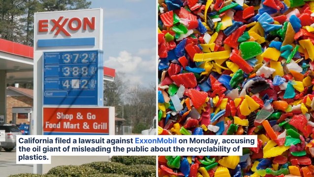 ExxonMobil Gets Slammed By California Attorney General On Plastic Recycling As A Solution To Waste And Pollution: 'They Clearly Knew This Wasn't Possible'
