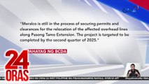 Permit para sa paglilipat ng mga kable ng kuryente, dahilan kung bakit hanggang Q2 ng 2025 ang road widening project sa Chino Roces Ave Ext | 24 Oras