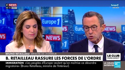 France : Retailleau veut "prendre tous les moyens" pour faire "baisser l'immigration"