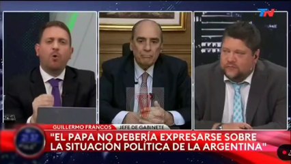 Guillermo Francos habló sobre el papa Francisco